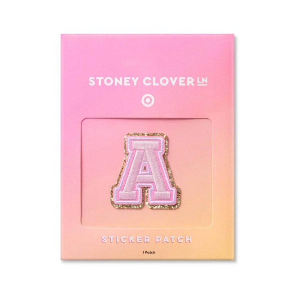 NWT Letter Patches (A) - Stoney Clover Lane x Target Light Pink